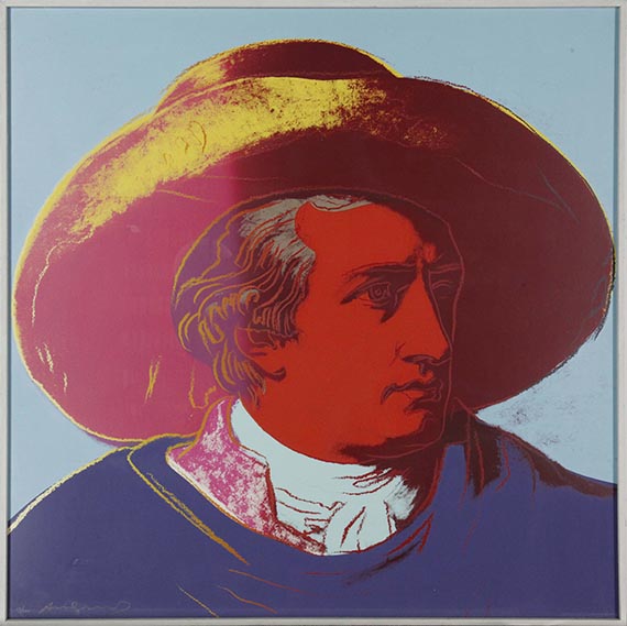 Andy Warhol - Goethe - Rahmenbild