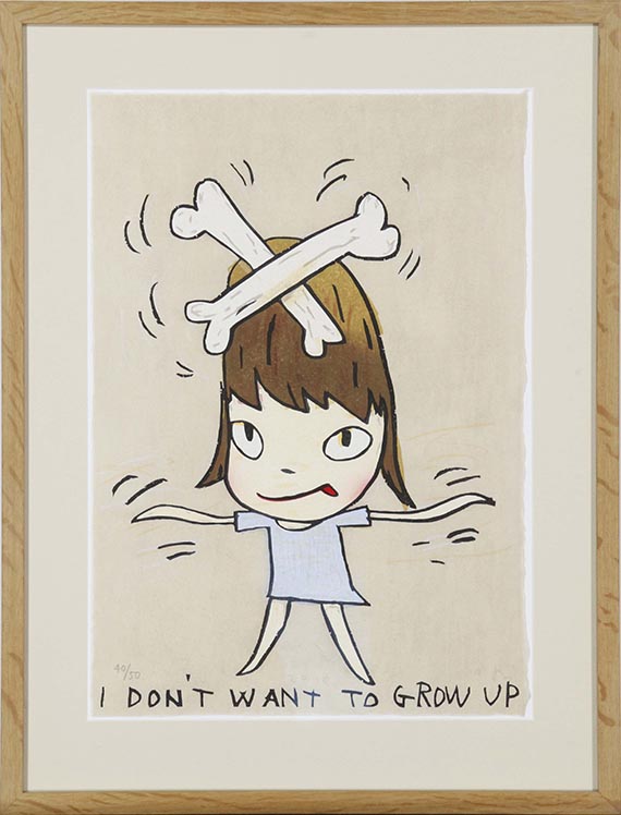 Yoshitomo Nara - I don’t want to grow up - Rahmenbild