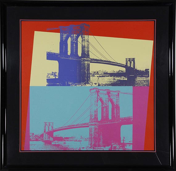 Andy Warhol - Brooklyn Bridge - Rahmenbild