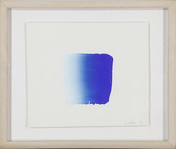 Lee Ufan - Dialogue, blue - Rahmenbild