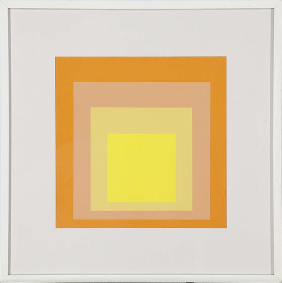 Josef Albers - 3 Bll.: Homage to the Square - Rahmenbild