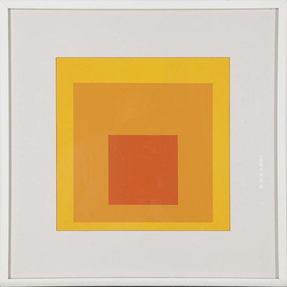 Josef Albers - 3 Bll.: Homage to the Square - Rahmenbild