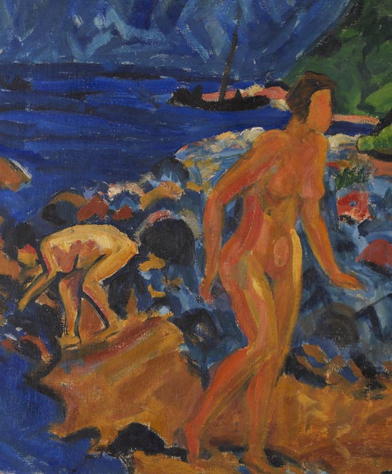 Erich Heckel - Figuren am Strand - Weitere Abbildung