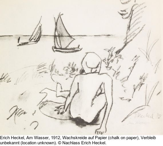 Erich Heckel - Figuren am Strand - Weitere Abbildung