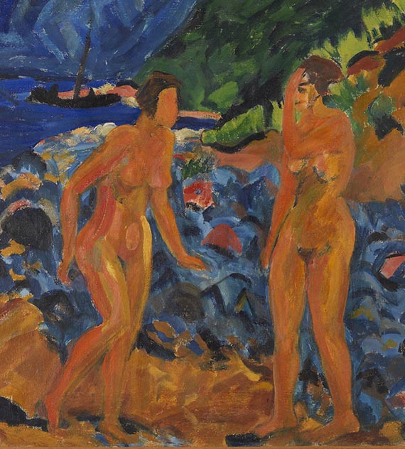 Erich Heckel - Figuren am Strand - Weitere Abbildung