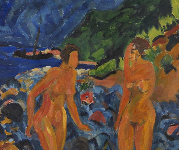 Erich Heckel - Figuren am Strand