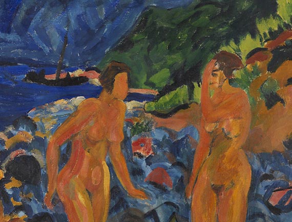 Erich Heckel - Figuren am Strand - Weitere Abbildung