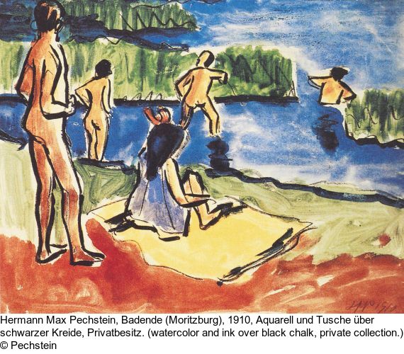 Ernst Ludwig Kirchner - Das blaue Mädchen in der Sonne - Weitere Abbildung