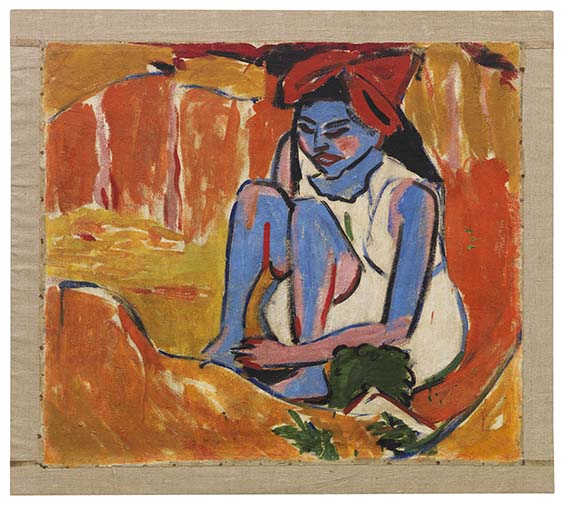 Ernst Ludwig Kirchner - Das blaue Mädchen in der Sonne - Weitere Abbildung