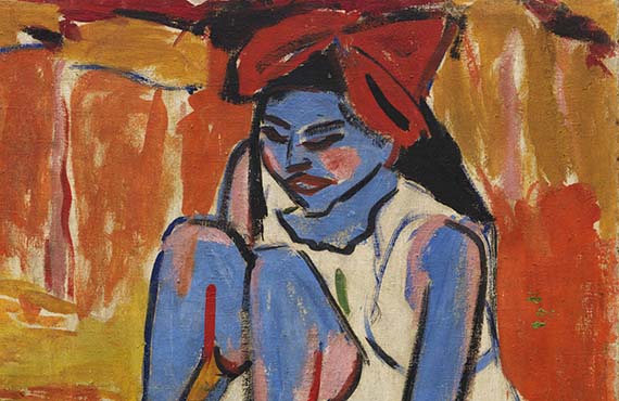 Ernst Ludwig Kirchner - Das blaue Mädchen in der Sonne - Weitere Abbildung