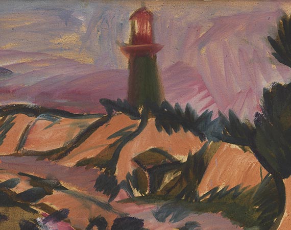 Ernst Ludwig Kirchner - Fehmarnküste mit Leuchtturm - Weitere Abbildung