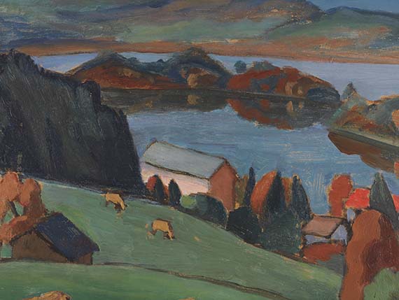 Gabriele Münter - Blick über den Staffelsee - Weitere Abbildung