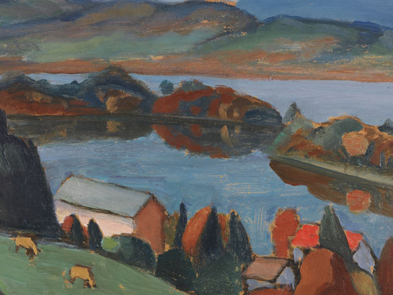 Gabriele Münter - Blick über den Staffelsee