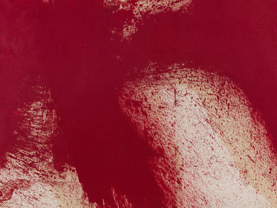 Hermann Nitsch - Schüttbild (19. Malaktion, Prinzendorf, 1986)