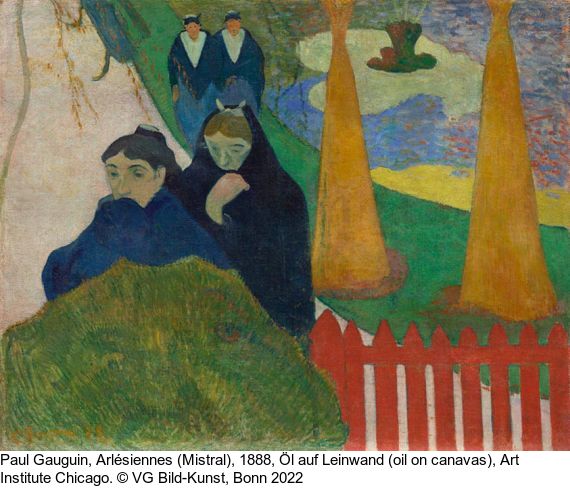 Paul Gauguin - Les vieilles filles à Arles - Weitere Abbildung