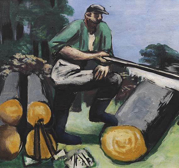 Max Beckmann - Holzsäger im Wald