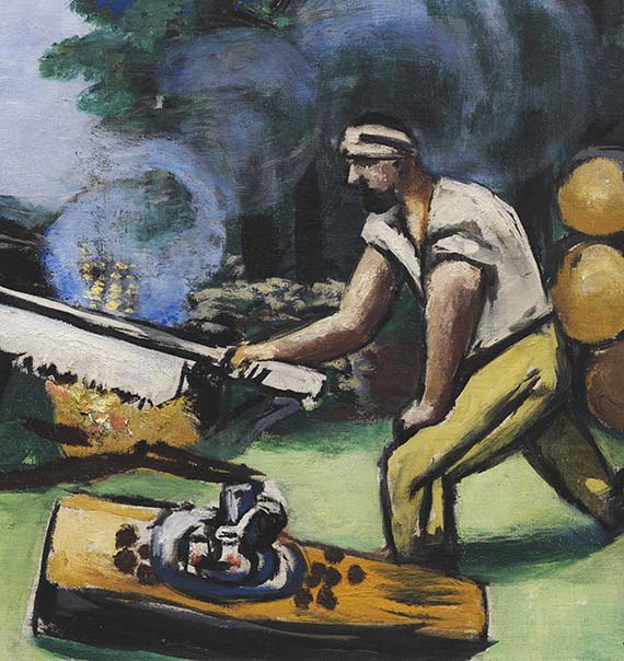 Max Beckmann - Holzsäger im Wald - Weitere Abbildung