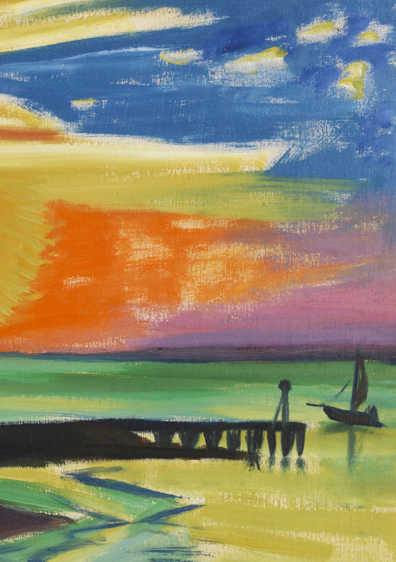 Hermann Max Pechstein - Sonnenuntergang an der See - Weitere Abbildung