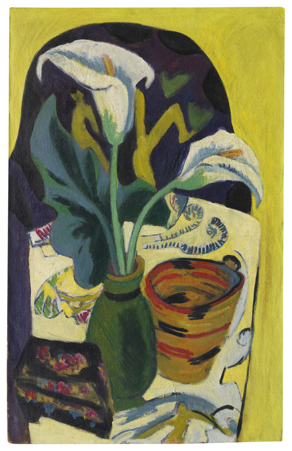 Ernst Ludwig Kirchner - Stilleben mit Kalla