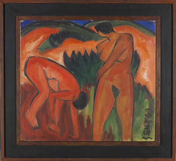 Karl Schmidt-Rottluff - Rote Düne - Rahmenbild