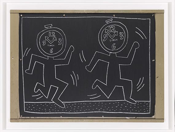 Keith Haring - Subway Drawing - Rahmenbild