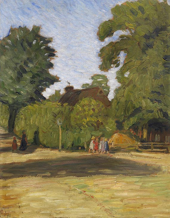 Modersohn - Spätsommernachmittag in Fischerhude mit Mädchengruppe