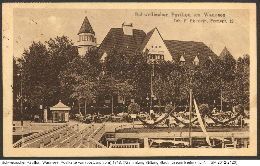 Max Liebermann - Gartenlokal am Wannsee - Schwedischer Pavillon - Weitere Abbildung