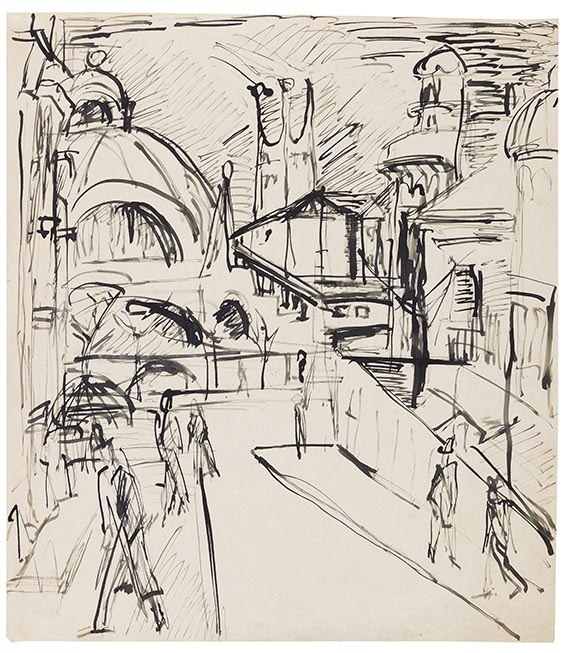 Ernst Ludwig Kirchner - Stadtszene, Nollendorfplatz