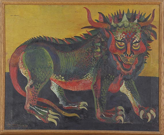 Josef Scharl - Apokalyptisches Tier (Apocalyptic Beast) - Rahmenbild