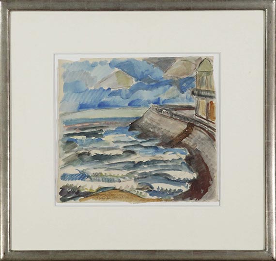 Erich Heckel - Meer bei Ostende - Rahmenbild