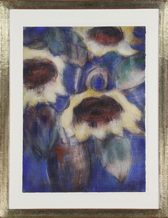 Christian Rohlfs - Sonnenblumen - Rahmenbild