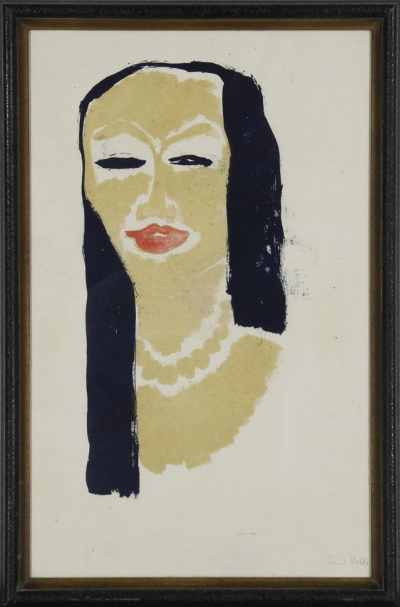 Emil Nolde - Russin - Rahmenbild