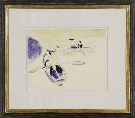 Ernst Ludwig Kirchner - Ruderboote - Rahmenbild