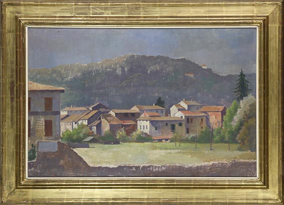 Karl Hofer - Lavena (Tessin) - Rahmenbild