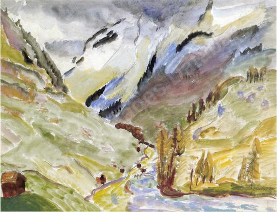 "Alpenlandschaft"...