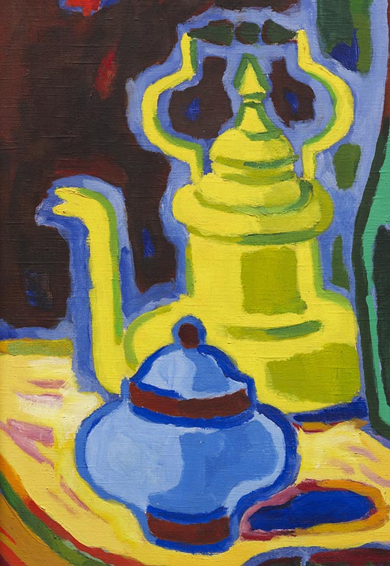 Karl Schmidt-Rottluff - Stillleben mit Flasche - Weitere Abbildung