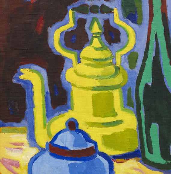 Karl Schmidt-Rottluff - Stillleben mit Flasche - Weitere Abbildung