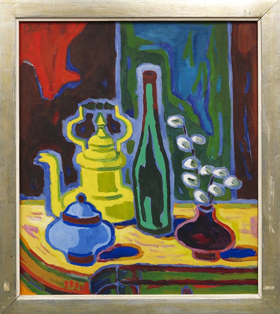 Karl Schmidt-Rottluff - Stillleben mit Flasche - Weitere Abbildung