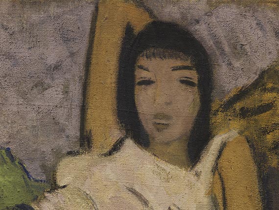 Otto Mueller - Mädchen auf dem Kanapee - Weitere Abbildung