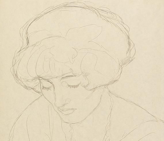 Gustav Klimt - Mit gesenktem Blick - Weitere Abbildung