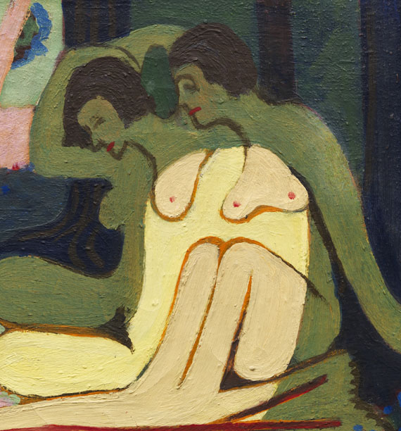 Ernst Ludwig Kirchner - Akte im Wald, kleine Fassung - Weitere Abbildung