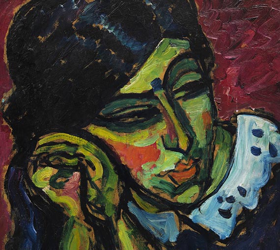 Alexej von Jawlensky - Mädchen mit Zopf - Weitere Abbildung