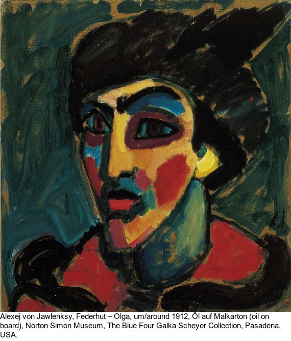 Alexej von Jawlensky - Mädchen mit Zopf