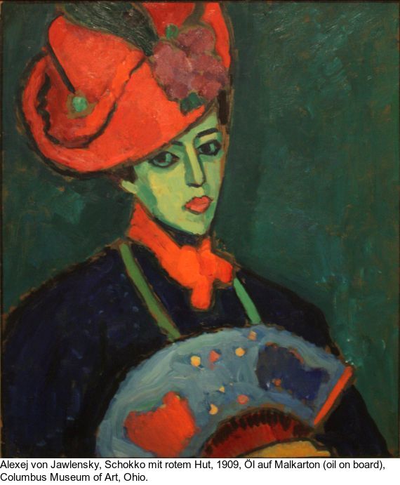 Alexej von Jawlensky - Mädchen mit Zopf - Weitere Abbildung