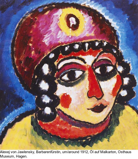 Alexej von Jawlensky - Mädchen mit Zopf - Weitere Abbildung