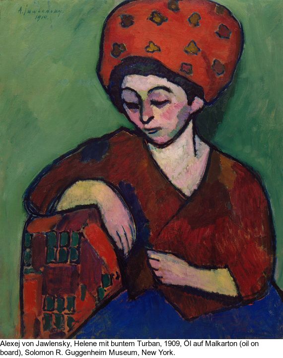 Alexej von Jawlensky - Mädchen mit Zopf