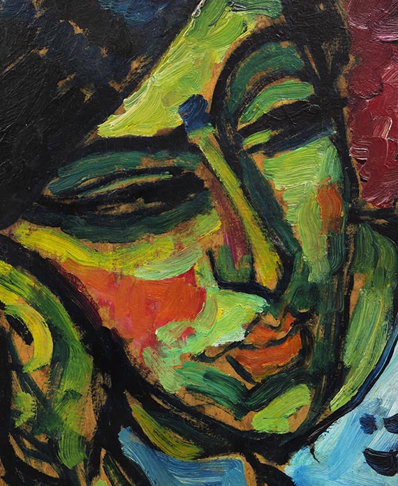 Alexej von Jawlensky - Mädchen mit Zopf - Weitere Abbildung