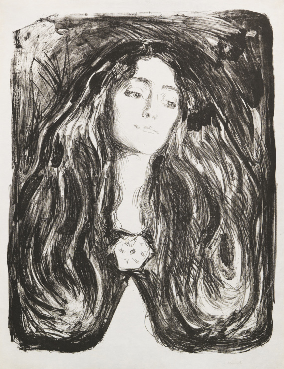 Edvard Munch - Die Brosche. Eva Mudocci