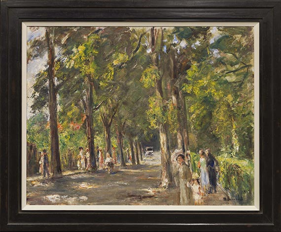 Max Liebermann - Große Seestraße in Wannsee - Rahmenbild