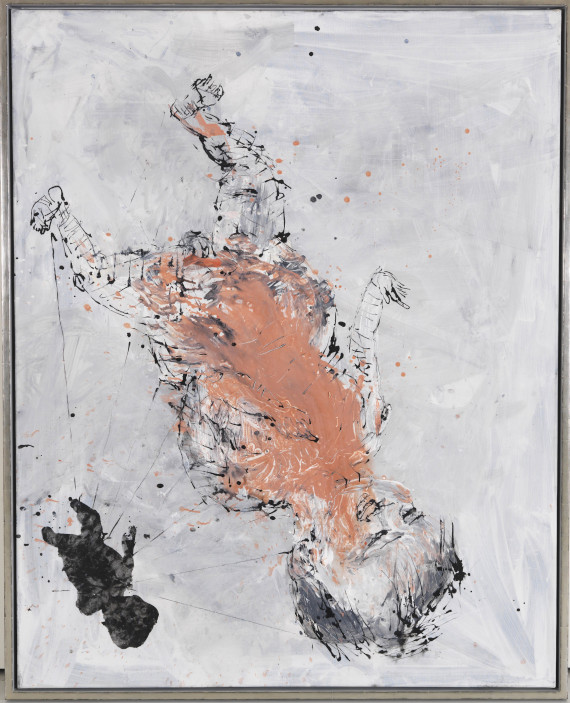 Georg Baselitz - Zwilling I - Rahmenbild